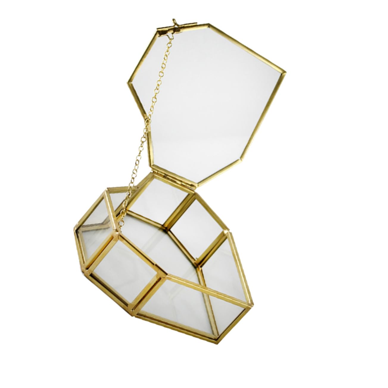Gatuida 1 pieza Caja de Joyería de Forma de Organizador Decorativo de Joyería Estuche para Pendientes Collares y Anillos para Bodas y Recuerdos