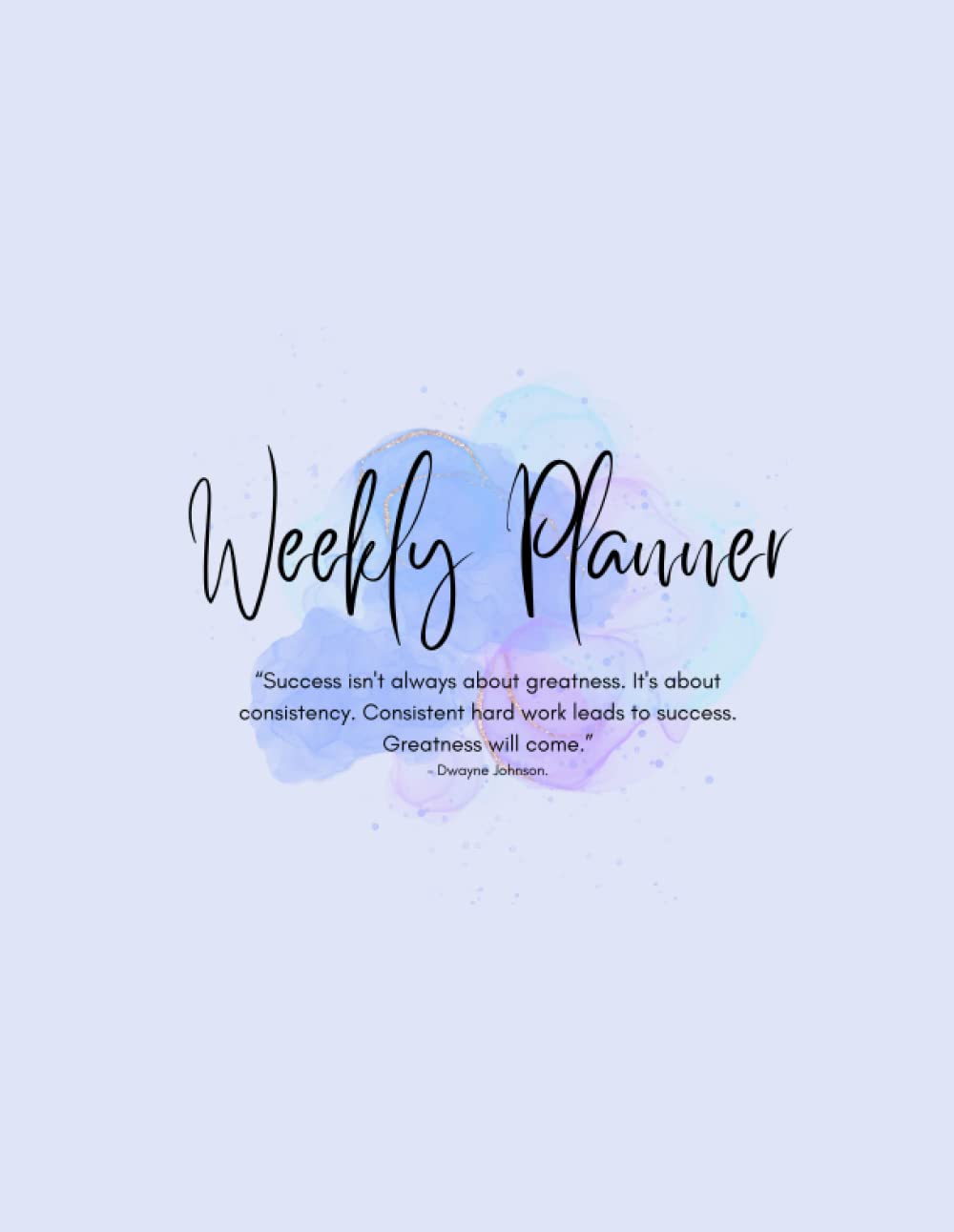 Weekly Planner: Set up your goals easily, then monitor your progress