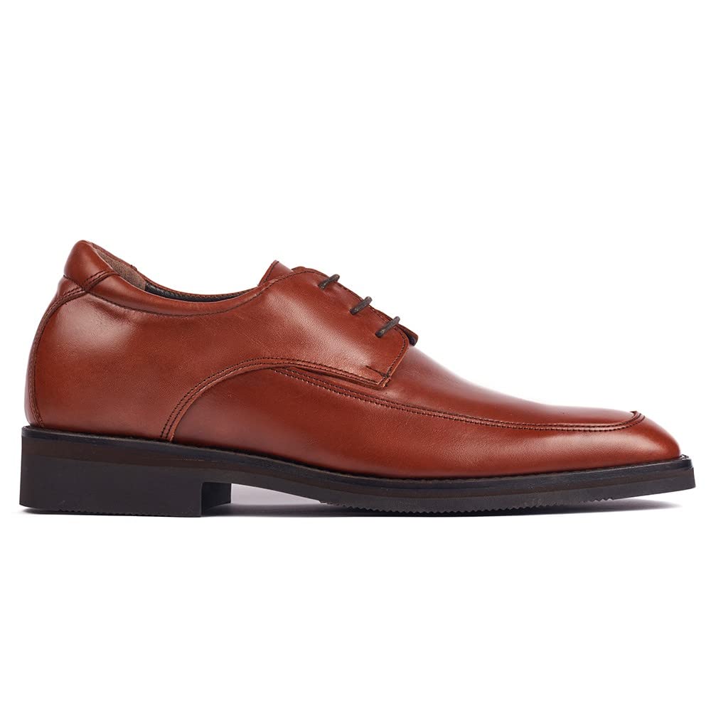 MASALTOS Zapatos de Hombre con Alzas Que Aumentan Altura hasta 7 cm. Fabricados en Piel. Modelo Roma