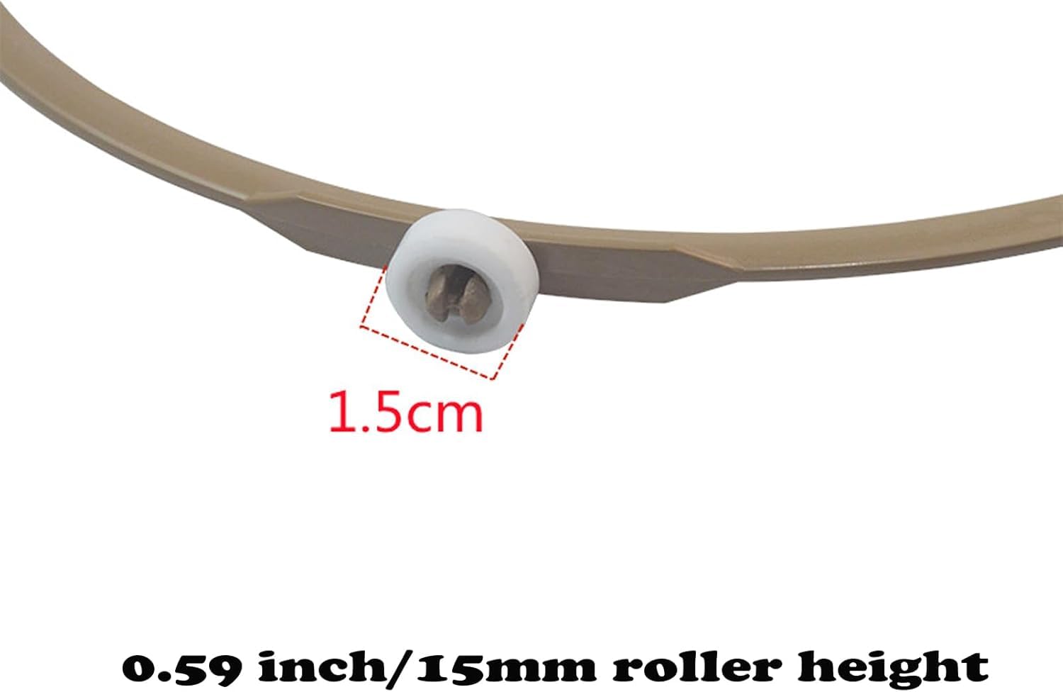 Amazon.com: 8.74Inch/22.2cm Microwave Turntable Ring Microwave Roller Ring,  Glass Plate Tray Support Holder, Replacement Inner Ring - for Microwave  Oven Glass Turntable Plate. Roller Height 15 mm : Home & Kitchen