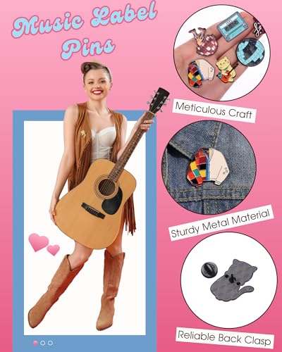 Image of beyonday Creative Singer Pins for Collection Lyrics Album Inspired Brooch Pins for Fans Friendship Brooch Music Lover Enamel Pins on Backpacks Clothes Jeans Hats Concert Gifts for Enthusiasts Women Adults