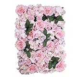 DGLIYJ Romantisch Künstliche Blumenwand Panel Und Grünes Blatt Hochzeit Tagungsort Dekoration Fotografie Laden Dekoration 60x40cm (Color : G, Size : 40X60CM)