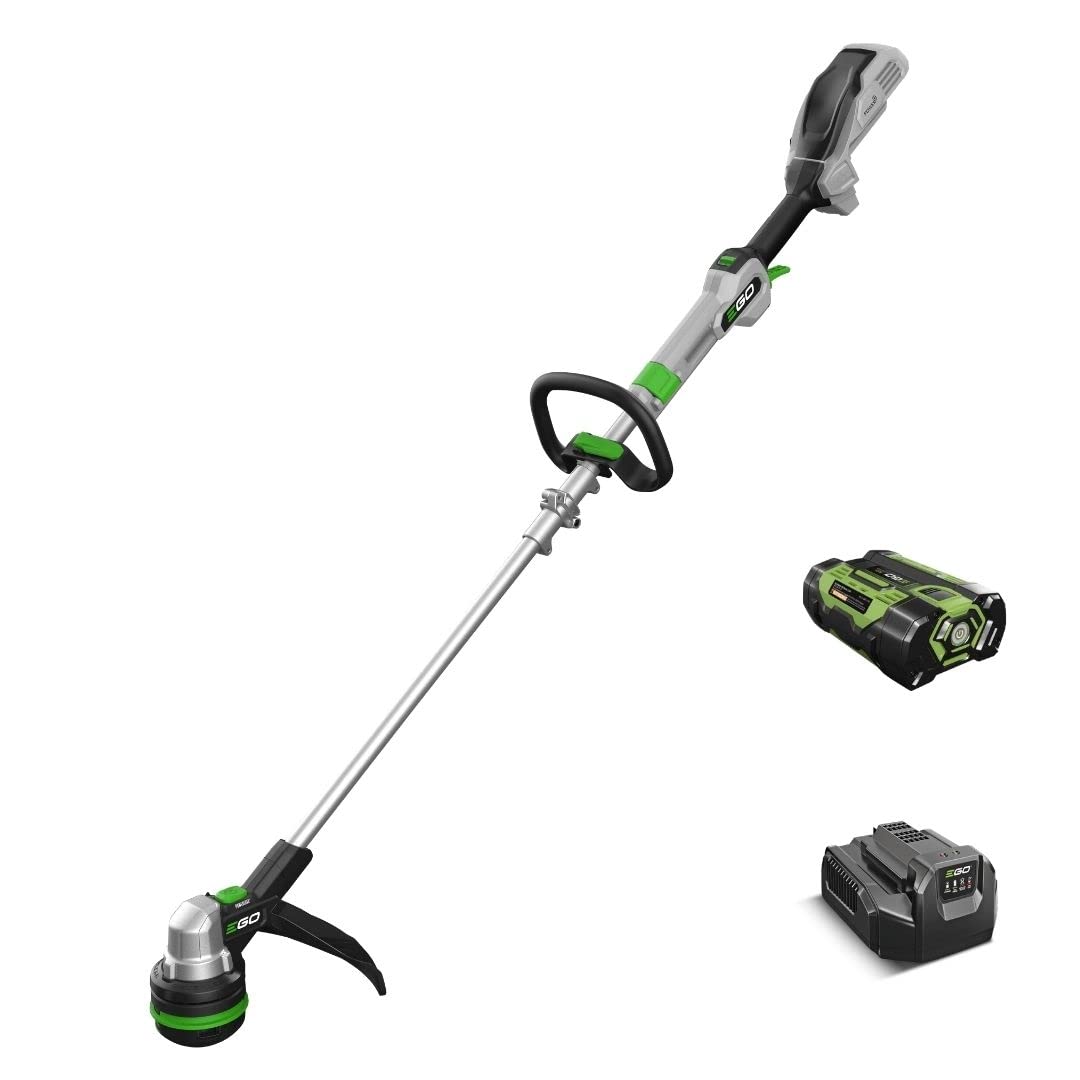EGO Power+ ST1400E 56V ARC Lithium Akku-Rasentrimmer-Set mit 35 cm Schnittbreite, Akku und Ladegerät
