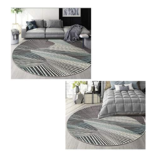 Tapis rond antidérapant Wen pour éviter les glissades sur le sol de la chambre
