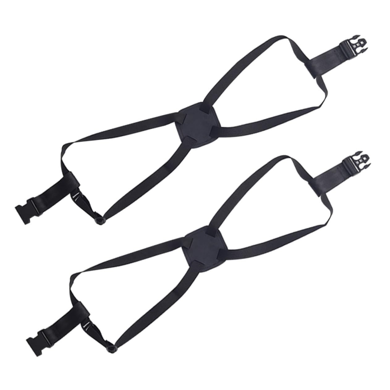 Homoyoyo 5 Set Cinghie Elastiche Per Fissaggio Regolabile in Pu Per Valigie Sicurezza Durante Viaggi 2 Pezzi*5