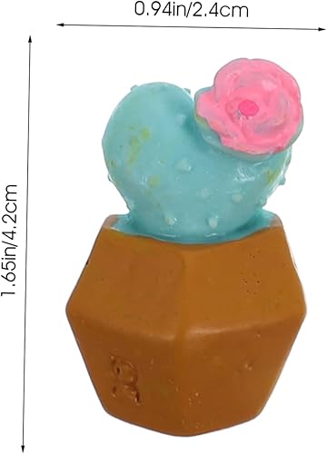 Miniatura 8 de MAGICLULU Imanes decorativos de resina para nevera, 5 unidades, color verde