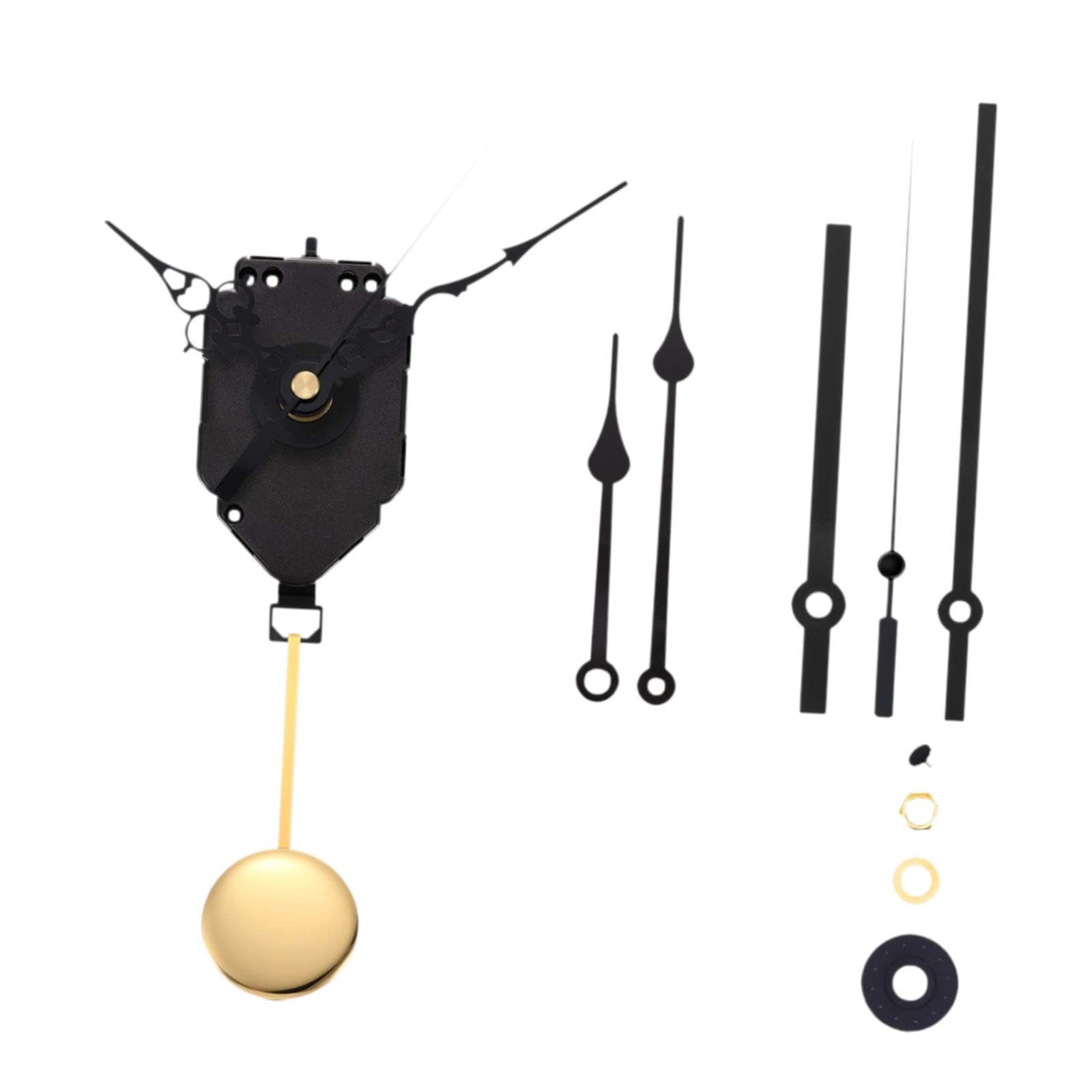 MERISHOPP® Quartz Pendulum Clock Movement Repair DIY Part Wall Mount with 2 Pairs Hands Style A|Home & Garden | Home Decor| Clocks |1 Movement-picture-14