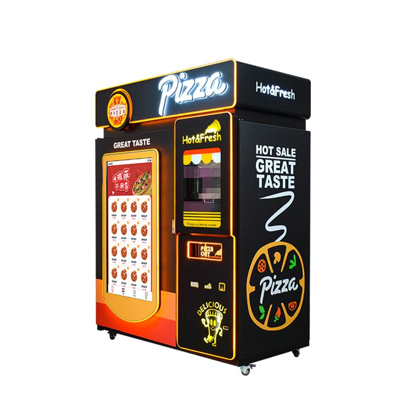 Miniatura 2 de Máquina expendedora de pizza personalizable, estación de pizza de horno completamente automática con pantalla táctil inteligente, autoservicio 247