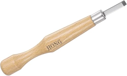 Miniatura 5 de uxcell Cuchillo de tallado de madera, cinceles, acero al carbono 50# de 0.079 pulgadas, pequeño grabado plano para escultura de manualidades,
