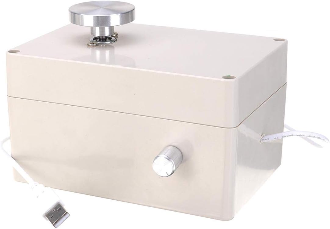 KDAFA Pottery Wheel,5V USB Aluminum Alloy Fingertip Mini Pottery Wheels 4.5cm Turntable Knob Stepless Speed Change
