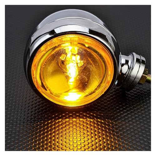 Iluminación Auxiliar Moto para Bobber Chopper Lámpara Faro Antiniebla Impermeable 1 ud