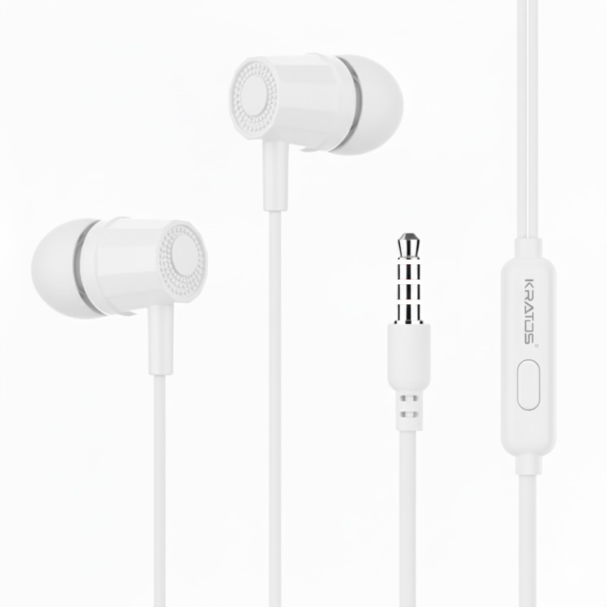 Kratos E02 Blue Wired Earphones with 3.5mm Jack in-line Mic Control for Clear Calling & Music, Multi-Functional Controller,Sweat Resistant,Comfort Fit Wired Ear Phones,Compatibility with All Mobiles — Amazon image 10