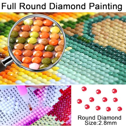 Diamant strass broderie point de croix phénix feu grand format
