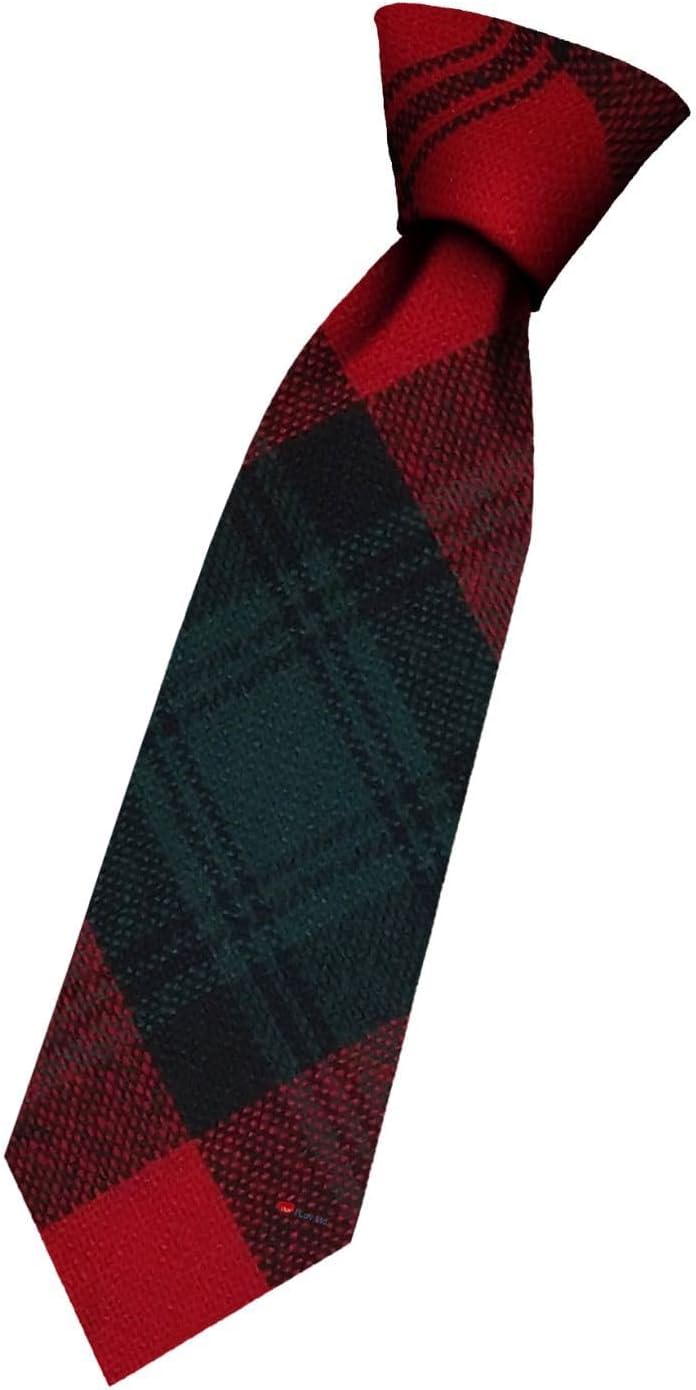 I LUV LTD Boys All Wool Tie Woven And Made in Scotland in Kerr Modern Tartan