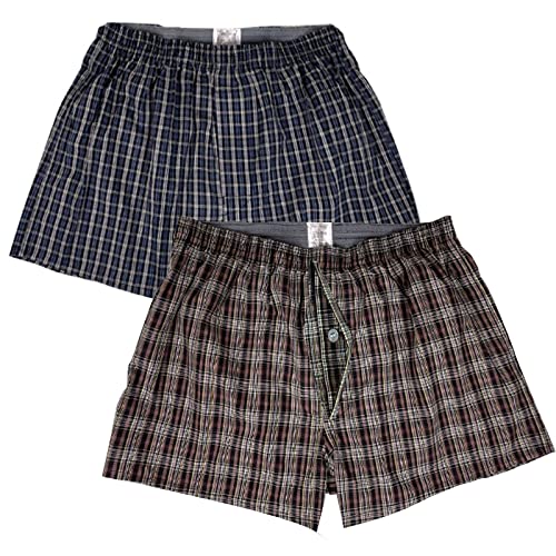 YingXue Men's Incontinence Underwear Boxers, 2-Packs, Leak Proof Underwear absorbent 50cc, Urine leakage countermeasures Washable Reusable Underwear (M)