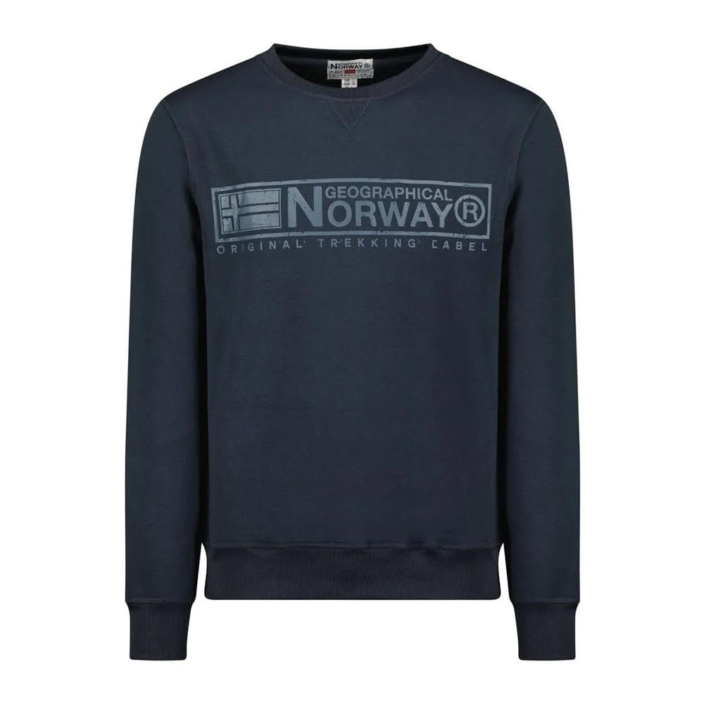 Geographical Norway Men's Navy Sweatshirt Gantoine, Marine, XL