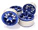 Integy 1.9 Size Billet Machined Alloy 6V Spoke Wheel(4) High Mass Type for Scale Crawler