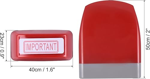 Miniatura 2 de PATIKIL Juego de sellos de oficina autoentintados, paquete de 16 sellos de mensaje preentintados, sello de goma recargable para oficina y hogar,