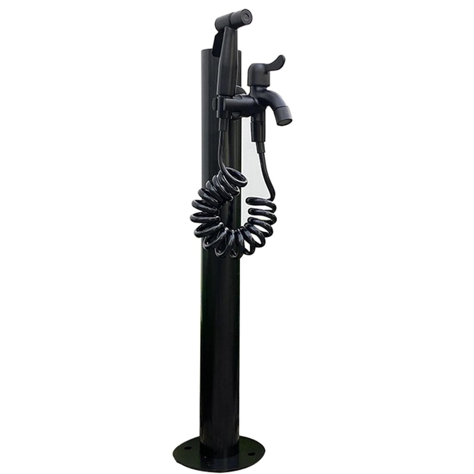 ITOSUI 304 Stainless Steel Vertical Garden Column – Freestanding Hose Stand with Lock, Outdoor Antifreeze Water Dispenser & Fountain for Efficient Irrigation