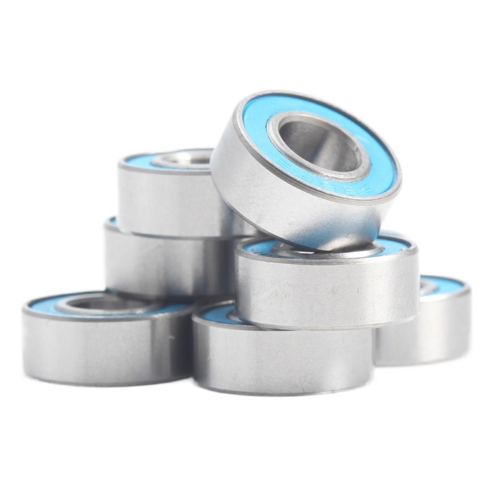 HYUJNAFZR Bimetal Seal Shield Micro deep Groove Bearing 10pcs 686-2RS 6x13x5mm ABEC-3 Miniature Ball Bearings Blue Sealed