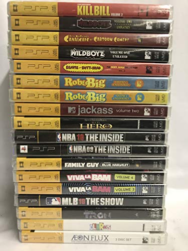 20x PSP Movie & Game Bundle - 20 Different PlayStation Portable Movies