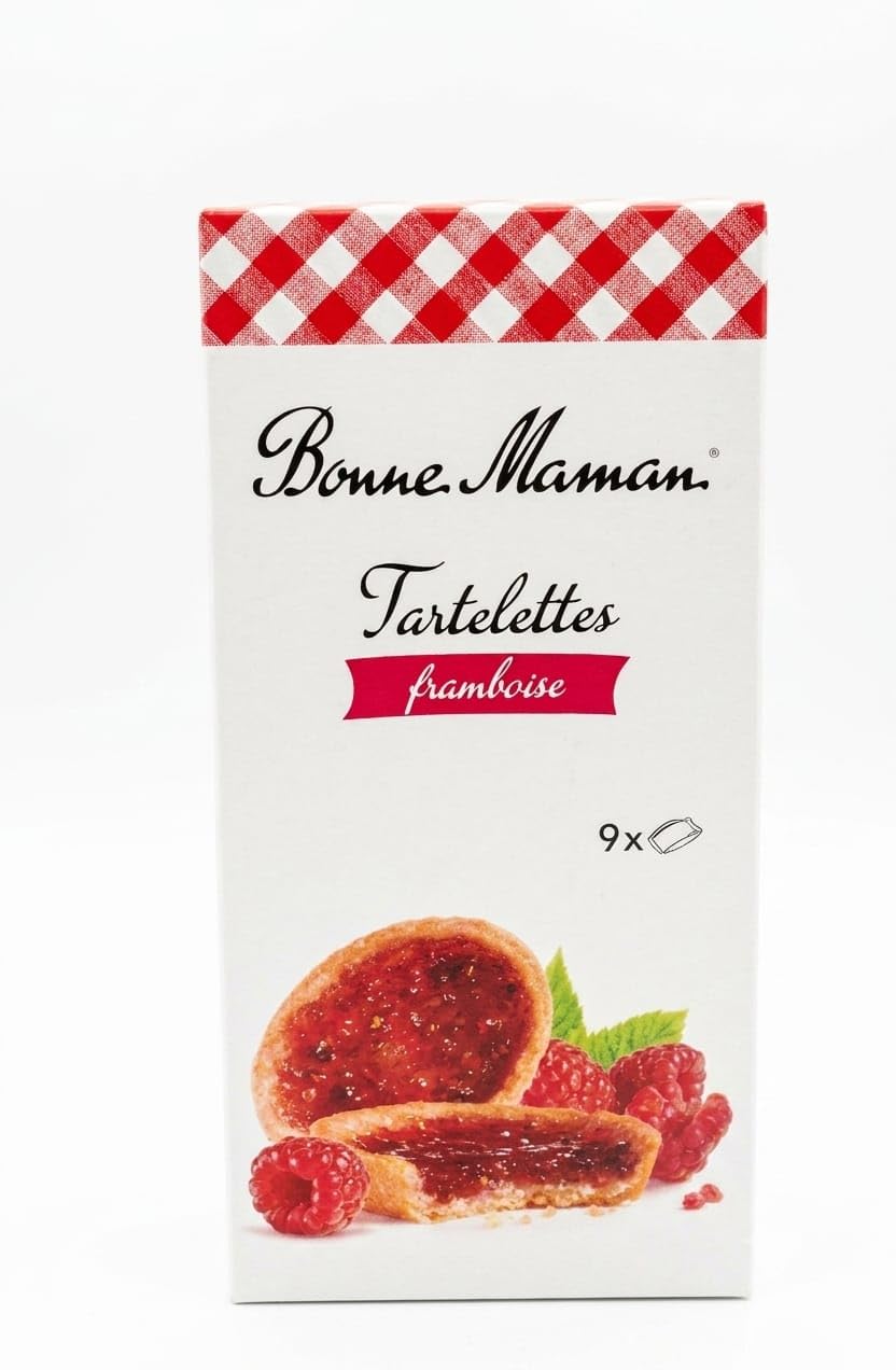 Bonne Maman Tartelettes Framboise, Raspberry Jam Filled Pastry, BY FEBORA, 9 Individually Wrapped Pieces, 135G-image-17