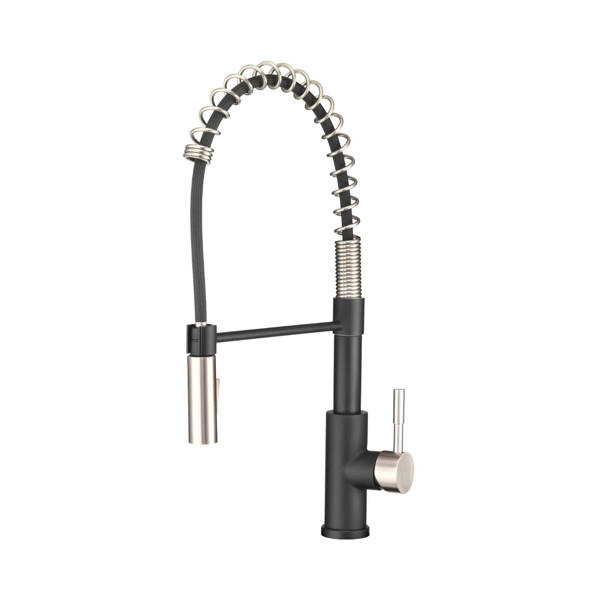 Dura Faucet DF-MK504SLK-MBSN RV Pull-Down Kitchen Faucet (Matte Black)
