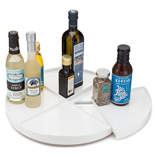 YouCopia Crazy Susan Turntable, Plastique ABS, Blanc, 40 cm Cover