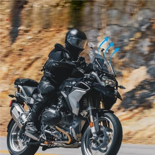 Extension pare-brise moto réglable à double charnière pour Adventure - 6