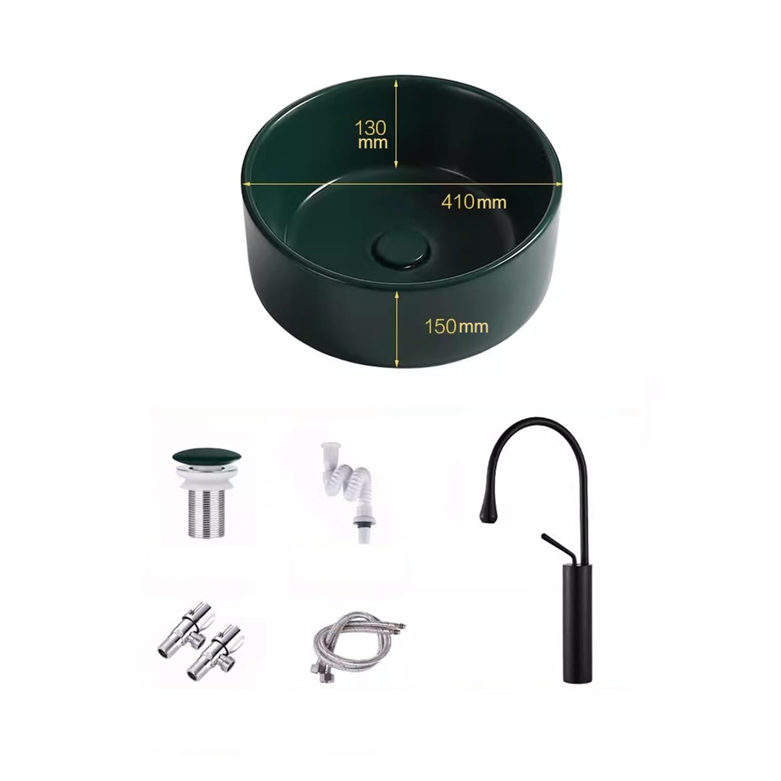 Aertsdfgt B Sink Owl Nordic Matte Dark Green Table Asin Household Ceramic Wash Athroom Alcony Personality