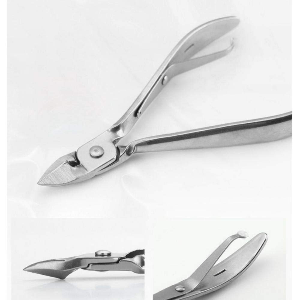 Ensemble de manucure 18pcs Kit de Coupe-Ongles Professionnel Outils de Soins de pédicure, kit de toilettage en Acier Inoxydable avec étui de Voyage en Cuir-Marron_18 pièces (Marron 18)