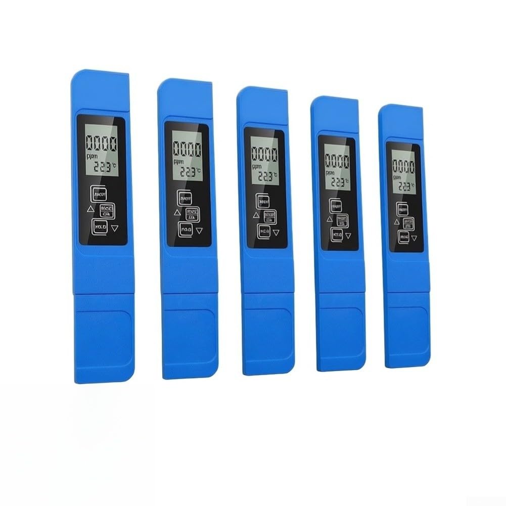 Medidor 4 en 1 Digital 0-9999PPM con Medidor 4 en 1 Digital(Blue)