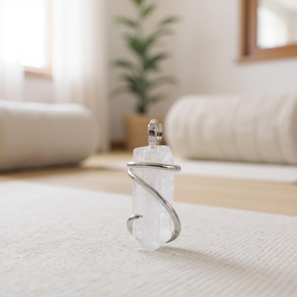 Danburite Pendant Necklace 925 Sterling Silver by Isabella Roth - Image 7