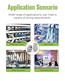 LEENUE 6 Pack RJ45 Keystone Jack Cat6A, Gold-pated Keystone Modul for CAT6A CAT6 Network Cable PoE, RJ45 Connector, Ethernet Patch Network Cable, Ethernet Socket and Patch Panel, 10 Gbps/500MHZ, Grey - Image 8