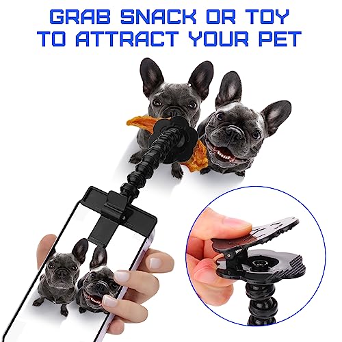 Vspek Cell Phone Cat and Dog Universal Selfie Stick, with 2 with Two Teasing cat Tassel Stick - Image 4