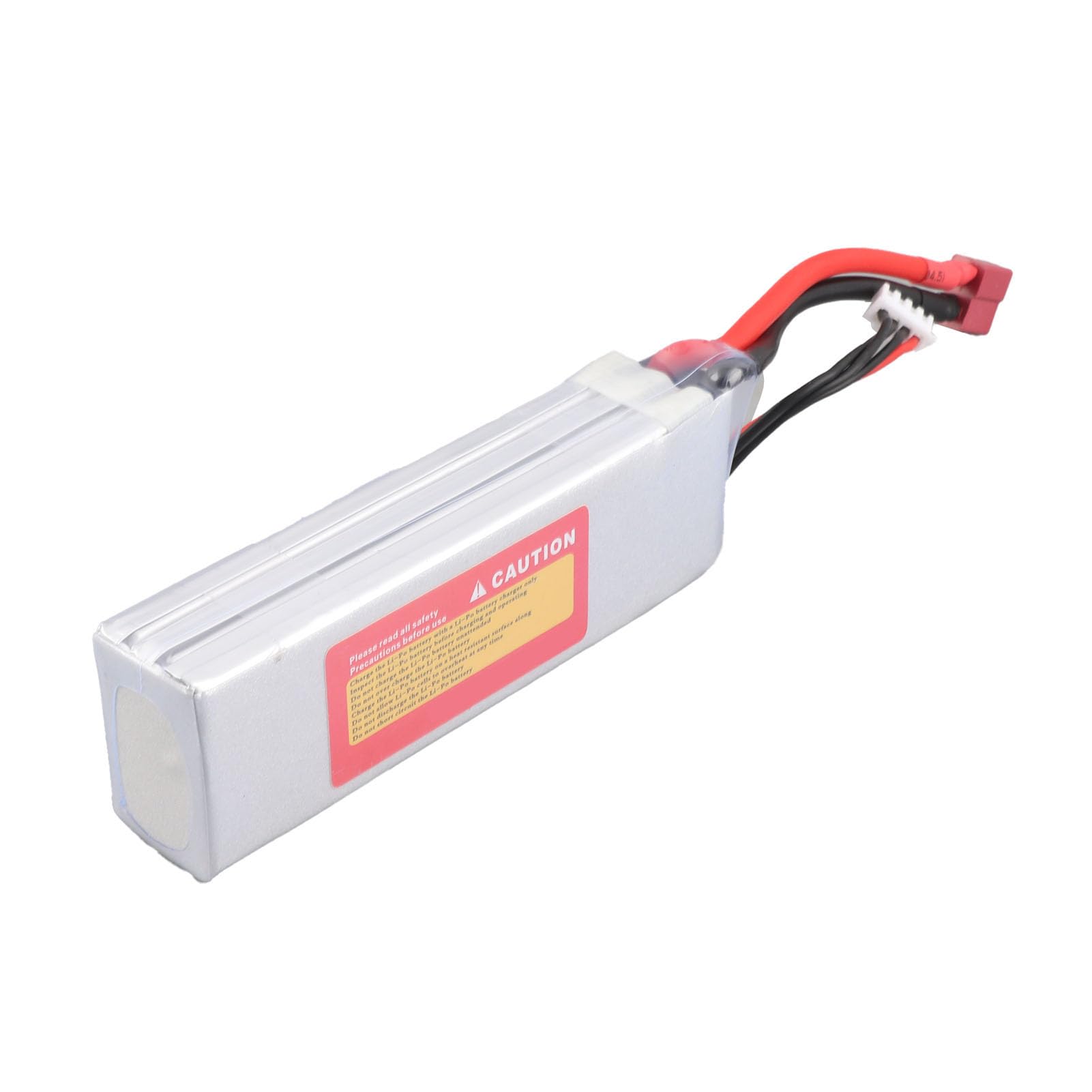 Generic Batería Lipo 3S RC, Potente Batería Lipo para Drones RC de Polímero de Litio de Amplia Compatibilidad para Helicóptero (Enchufe en T)