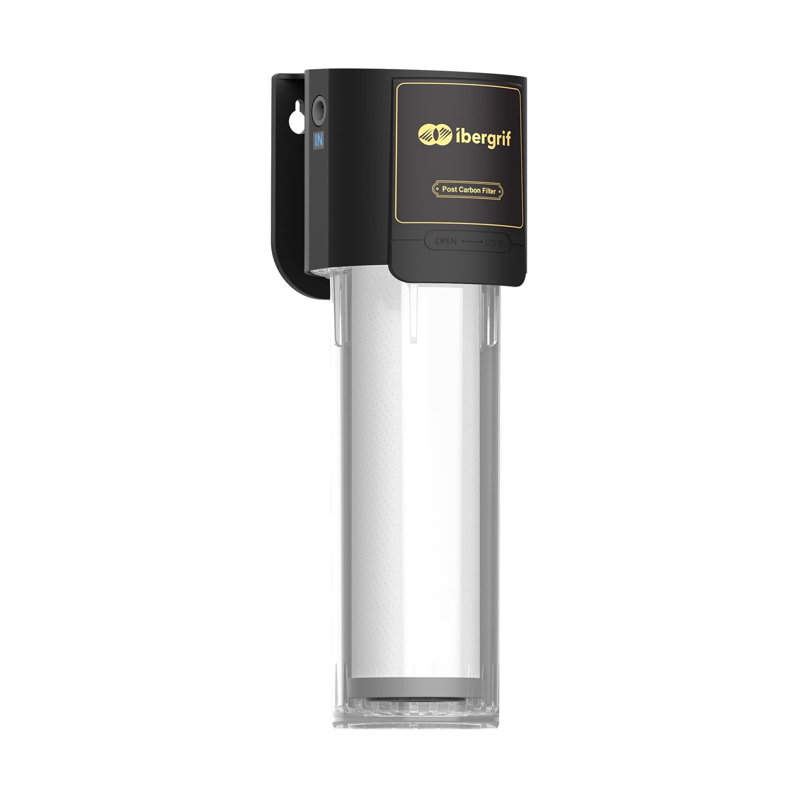 Ibergrif Filtro M91009-1 Compatibile con Sistemi di Filtrazione Sotto Lavello – Filtrazione Multistrato Efficiente per Eliminare Ruggine, Fango e Cloro Residuo, Garantendo Acqua Pulita e Salubre