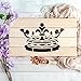 King Crown Stencil - Crown Stencil, Crown Design, Royal Stencil, Art Stencils, Template