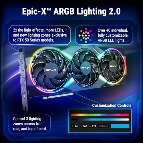 GEFORCE RTX™ 5060 Ti 16GB ARGB Overclocked Tripla Ventola DLSS 4 - Scheda video - Immagine 1