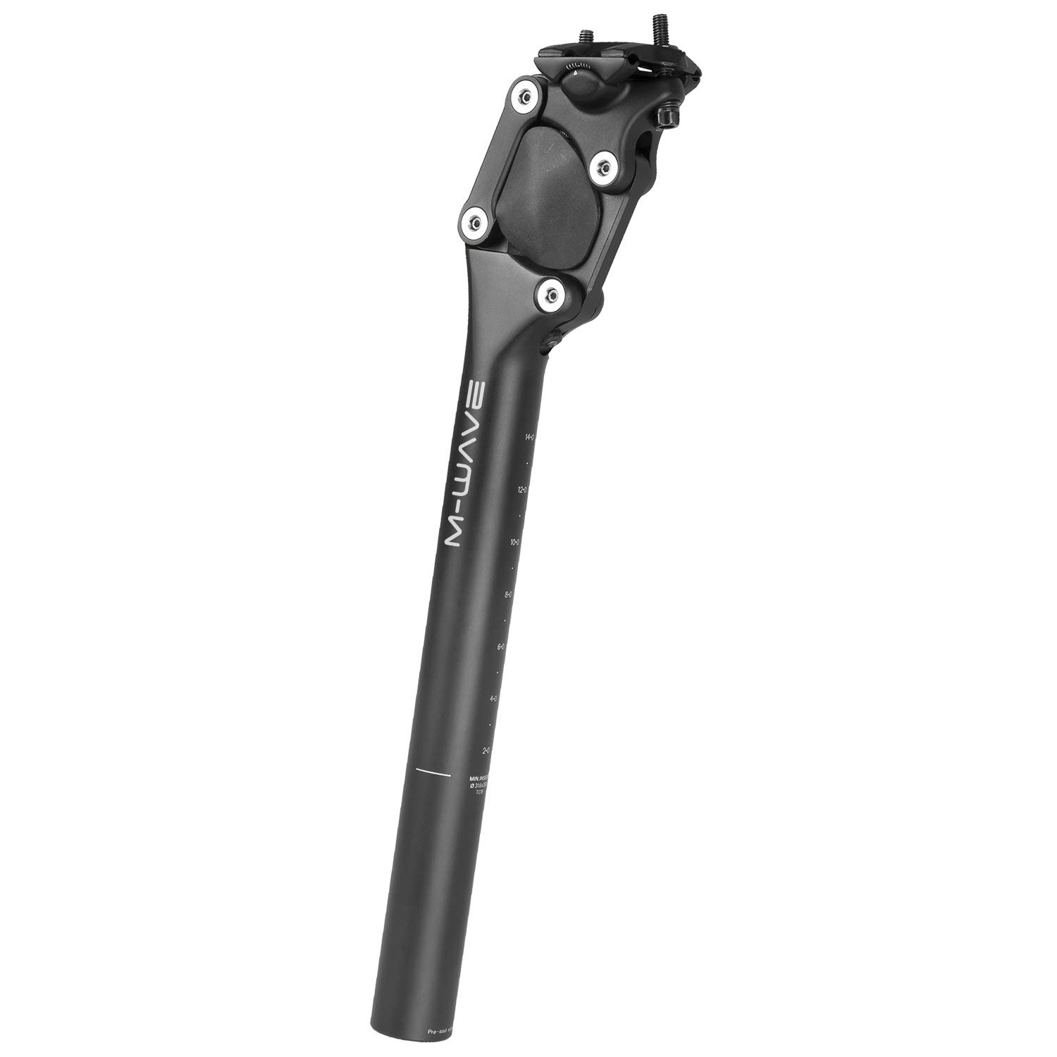 M-Wave FOURSPRING sztyca podsiodłowa, czarna, 27,2 mm