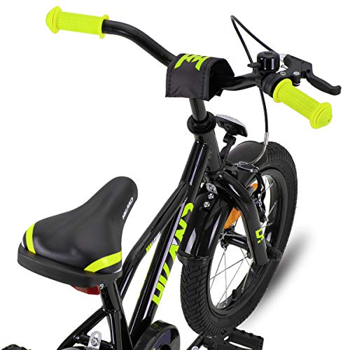 HILAND Adler 12 14 16 Zoll Kinderfahrrad für Jungen 2 3 4 5 6 7 Jahre mit Stützrädern Handbremse Rücktrittbremse… – Bild 4