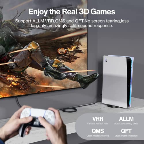 image for 8K HDMI Cable for PS5, iVANKY HDMI 2.1 Cable 8K@60Hz Ultra HD 48Gbps 8