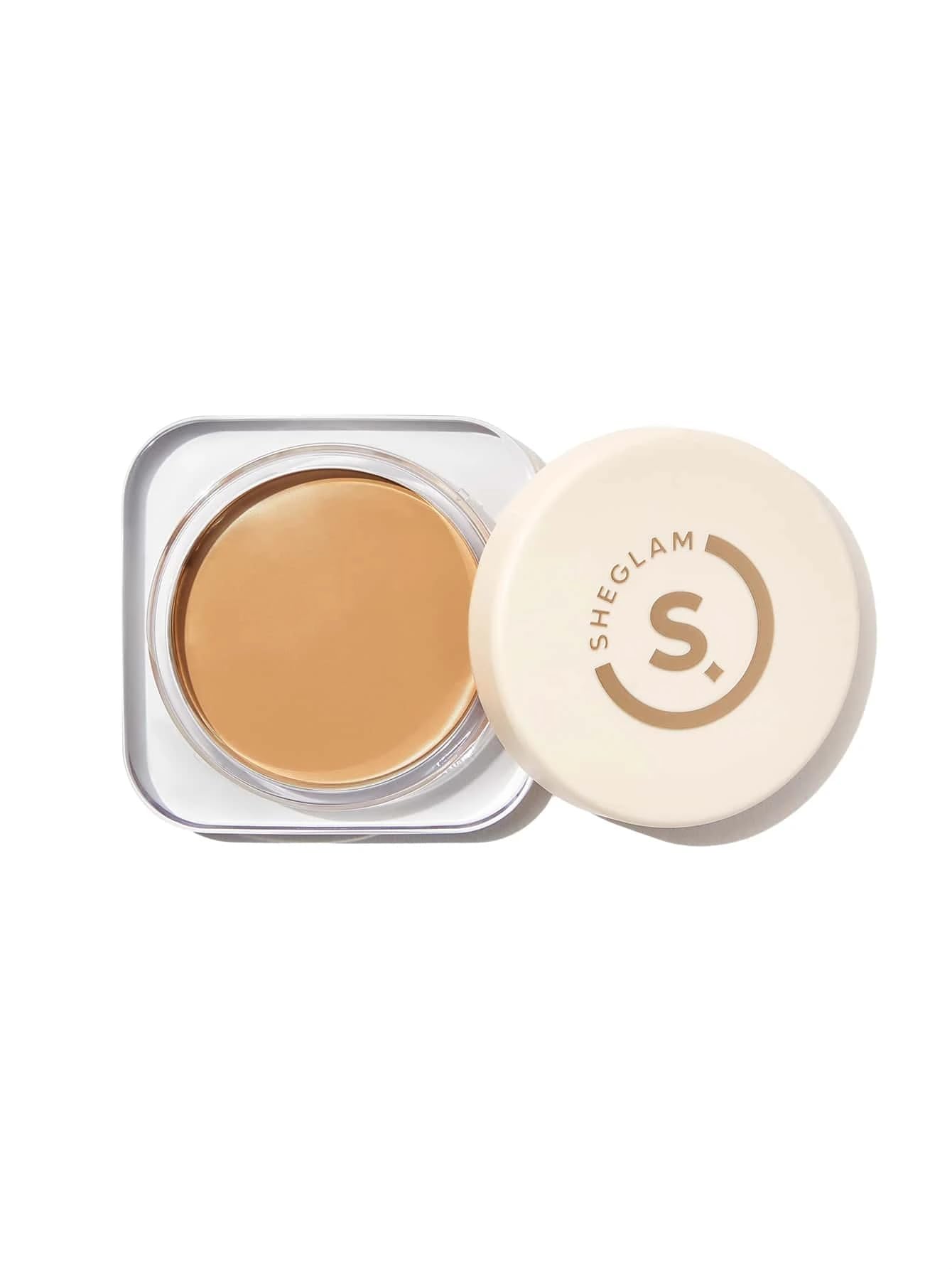 Hydrating Cream Full Coverage Foundation Balm Long Lasting Concealer Face Foundation for Dry Skin - Wheat
