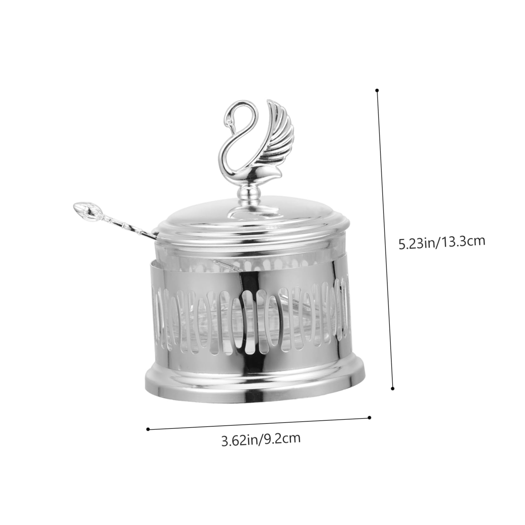 DECHOUS 1Pc Creative Condiment Pot Hollow Seasoning Bottle for Kitchen Storage Dustproof for Home Restaurant Use Great present for Housewarming