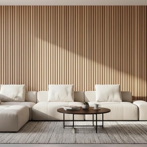 Image of Premium Wooden Wallpaper Roll Textured Wood Design Wall Sticker for Living Room Bedroom Kitchen Furniture Renovation Peel and Stick Wall Decor Sheet (45.5x305cm)
