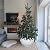 Panlaolao 17 H x 21" Dia (15" Pot Opening) Round Fiberstone Planter with Drainage Hole, White, Indoor/Outdoor Large Plant Pot for Home Patio Garden, Ideal for Large Plants