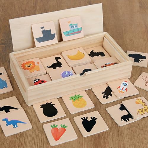 Actividad de aprendizaje con rompecabezas de madera para regalar a niños pequeños 2