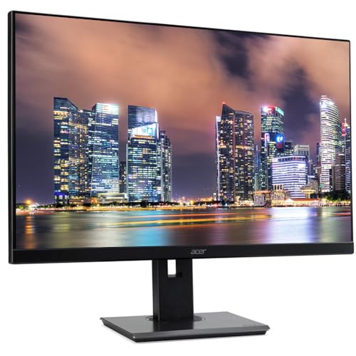 Image of Acer Vero B7 B277 E 27 inch FHD 100Hz 4ms Anti-Glare Monitor, 2-Pack Bundle with HDMI, DisplayPort, Desk Mount Monitor Stand, MK270 Wireless Keyboard & Mouse, Gel Mouse & Wrist Pad