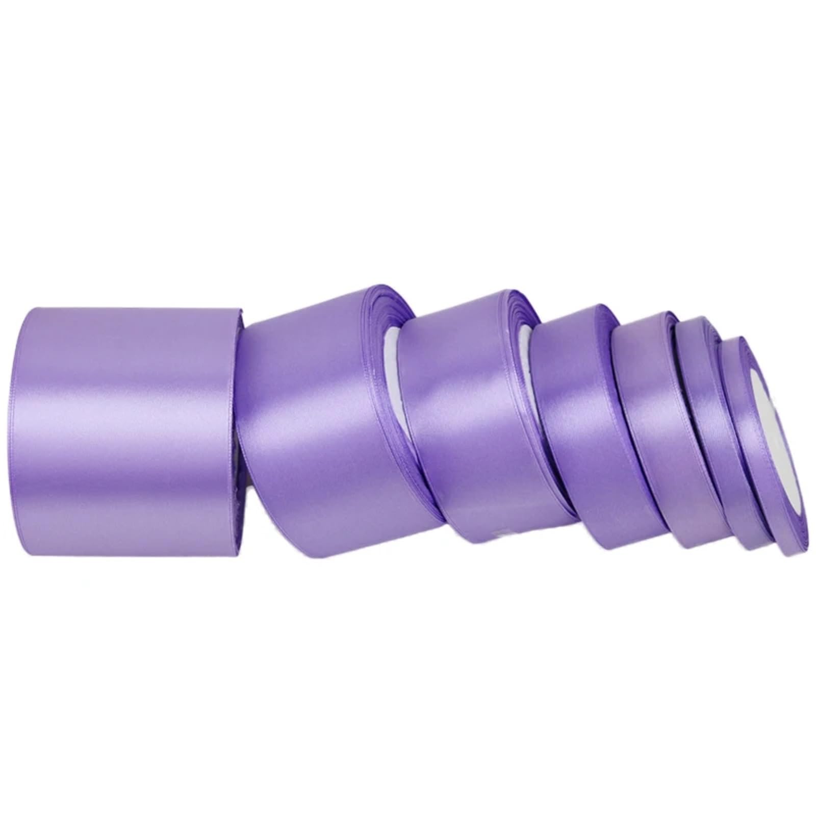 Ruban de satin violet clair 12mm pour customisation textile