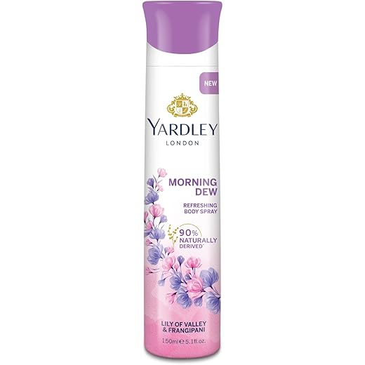Yardley London Morning Dew Deodorant Spray 150ml 150 ml